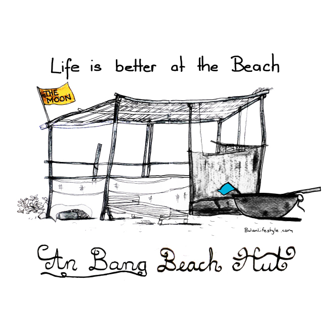 Life is better at the beach. An Bang Beach hut